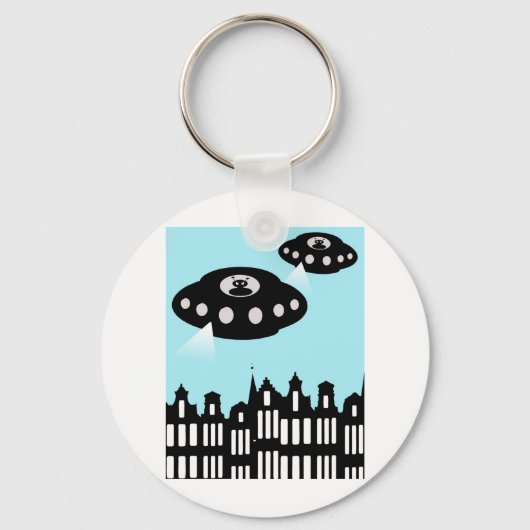 エイリアンのアムステルダム侵攻 キーホルダー (正面)