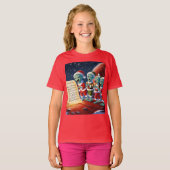 エイリアンのクリスマス Tシャツ (正面フル)