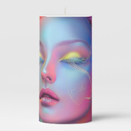 エイリアンのコスミックヘアの女性