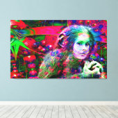 エイリアンのジャングル キャンバスプリント (インサイチュ (ウッドフロア))