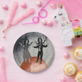 エイリアンのダンスのお祝い ペーパープレート (パーティー)