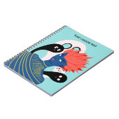 エイリアンの不気味幽霊たち ノートブック (左側)