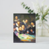 エイリアンの垂直絵画デザインの解剖学の授業 ポストカード (スタンド正面)
