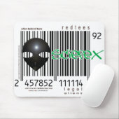 エイリアンの場所のバーコード マウスパッド (マウス)