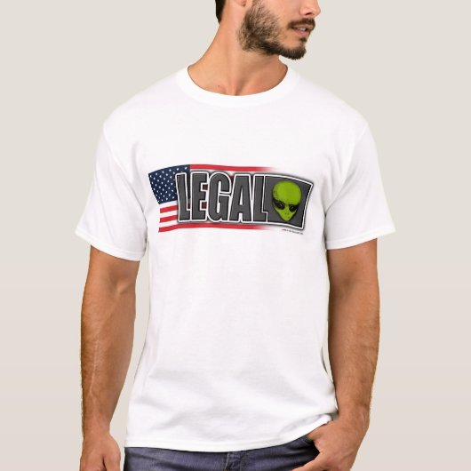 エイリアンの場所7 Tシャツ (正面)