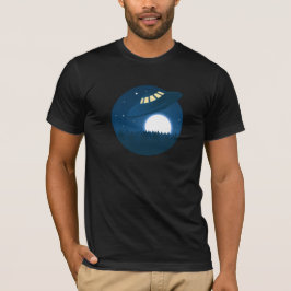 エイリアンの宇宙船の着陸 Tシャツ