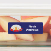 エイリアンの宇宙船の防水学校名ラベル ラベル (貼付)