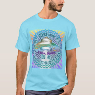 エイリアンの宇宙船オカルトカー Tシャツ