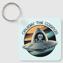 エイリアンの宇宙船 キーホルダー