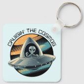 エイリアンの宇宙船 キーホルダー (裏面)