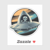 エイリアンの宇宙船 シール (シート)