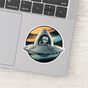 エイリアンの宇宙船 シール