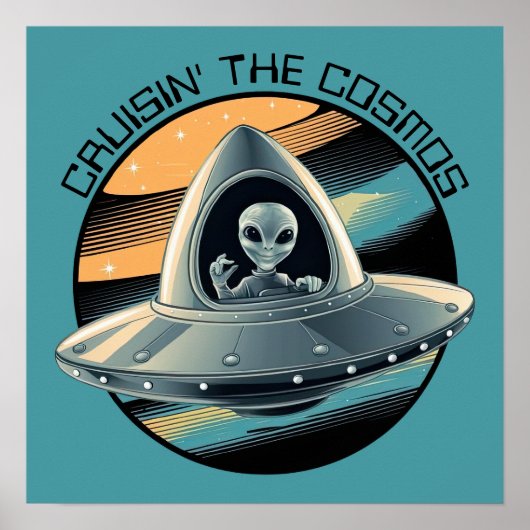 エイリアンの宇宙船 ポスター (正面)