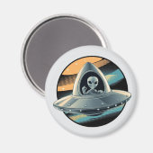 エイリアンの宇宙船 マグネット (正面/裏面)