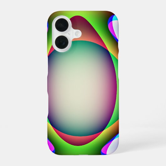 エイリアンの宇宙船 iPhone 16ケース (裏面)