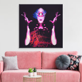 エイリアンの幽霊 キャンバスプリント (インサイチュ (リビング))