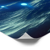 エイリアンの惑星とエイリアンのLiFeforms in Blue ポスター (角)