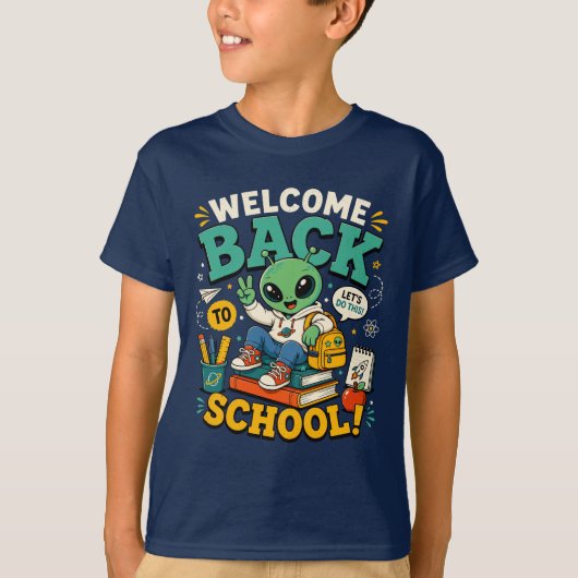 エイリアンの新学期 Tシャツ (正面)