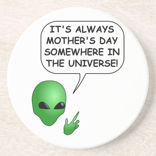 エイリアンの母の日 コースター (正面)