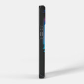 エイリアンの猫誘拐 宇宙船 面白いUFO iPhoneケース (右側面)
