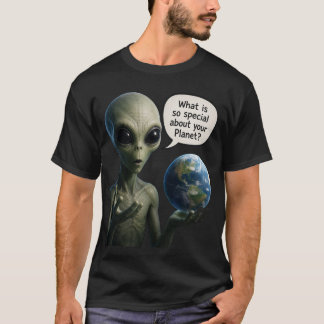 エイリアンの疑問 Tシャツ