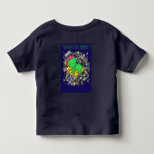 エイリアンの眠りを軌道に乗るために生まれた トドラーTシャツ (裏面)