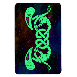 エイリアンの組み込み(エイリアンとケルト結び目模様) マグネット