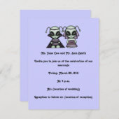 エイリアンの結婚式招待状 招待状 (正面/裏面)