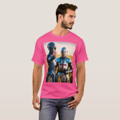 エイリアンの自撮りテンプラールナイト Tシャツ (正面フル)