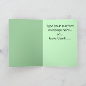 エイリアンの芸術は招待状のカスタムなハロウィンカードを梳きます 招待状 (内部)