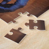 エイリアンの装甲女性 ジグソーパズル (側面)