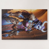 エイリアンの装甲女性 ジグソーパズル (横)