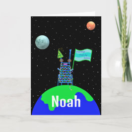 エイリアンの誕生日カード2 ジョー・イメージズ折り サンキューカード