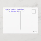 エイリアンの誕生日バトル ポストカード (裏面)