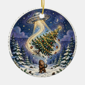 エイリアンの誘拐 クリスマスツリー オーナメント