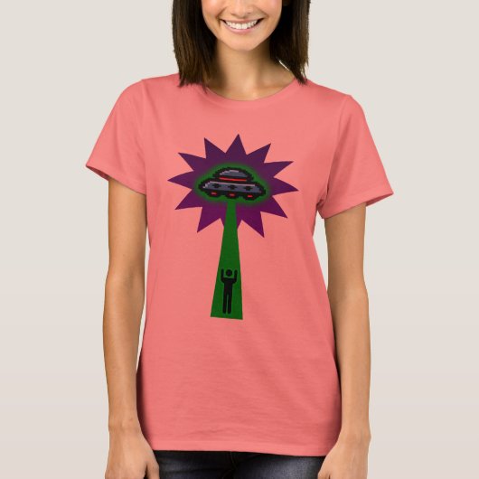 エイリアンの誘拐 Tシャツ (正面)