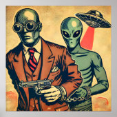 「エイリアンの逮捕」 ポスター (正面)