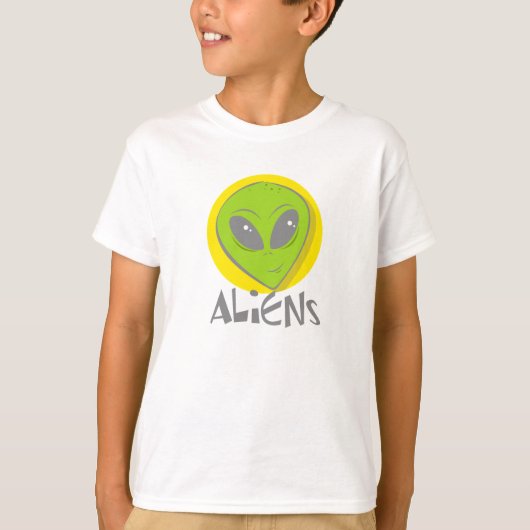 エイリアンの頭部 Tシャツ (正面)