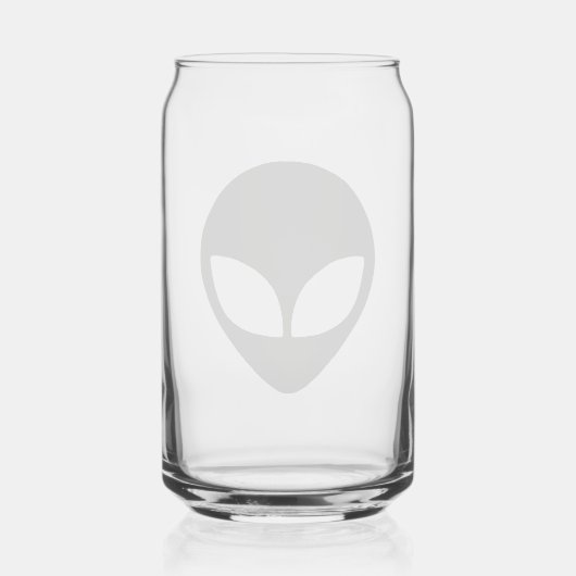 エイリアンの頭 ガラス缶 (裏面)