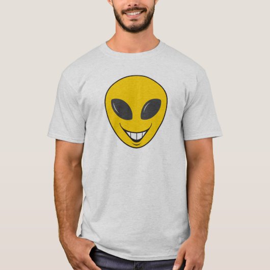エイリアンの顔 Tシャツ (正面)