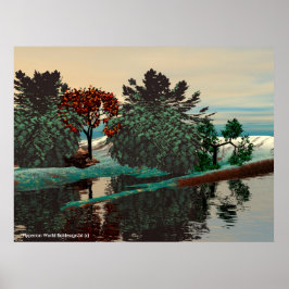 エイリアンの風景/ラグーン（HYPERION Sci_Fi内） ポスター