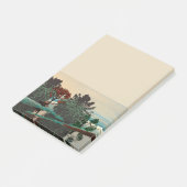 エイリアンの風景、木、ラグーンHYPERION Sci Fi ポストイット (アングル)