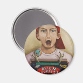 エイリアンのCookieの絵画終了 マグネット (正面/裏面)