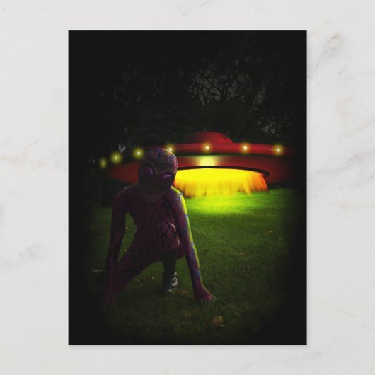 エイリアンはがき ポストカード (正面)