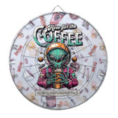 エイリアンはこちら ダーツボード (正面)