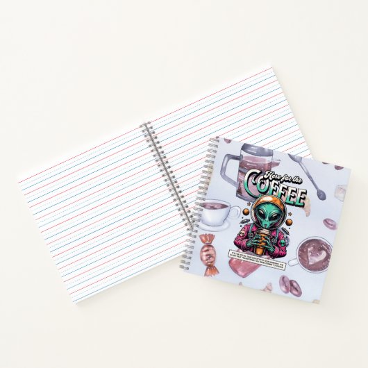 エイリアンはこちら ノートブック (内部)