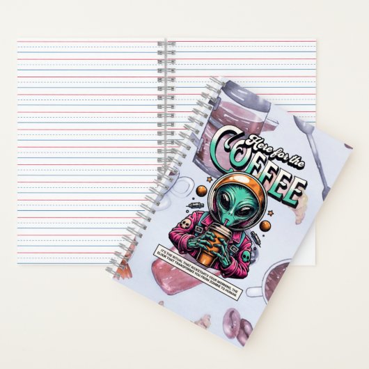 エイリアンはこちら ノートブック (内側)