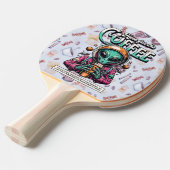 エイリアンはこちら 卓球ラケット (正面アングル)