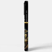 エイリアンはエリア51でゴールデン宇宙船で集まる Case-Mate iPhoneケース (裏面 / 左)