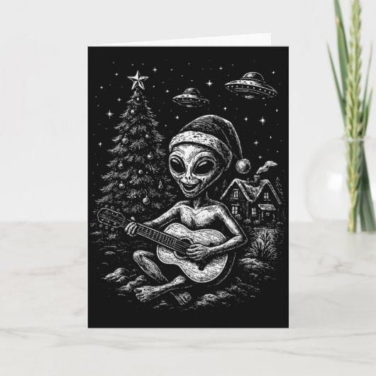 エイリアンはクリスマスが大好き カード (正面)